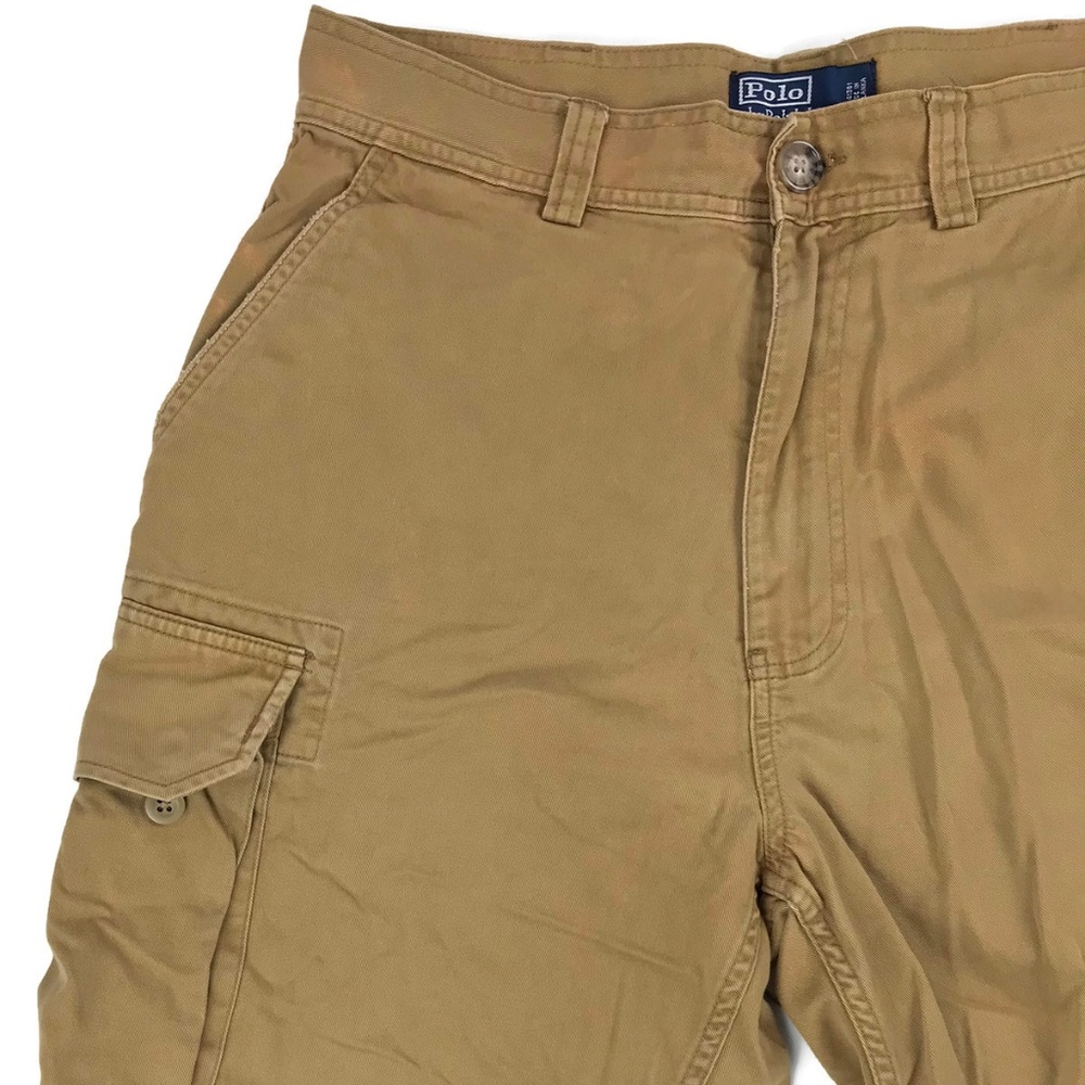 Ralph Lauren Classic Chino Cargo Shorts Brown 34 - Picture 4 of 8